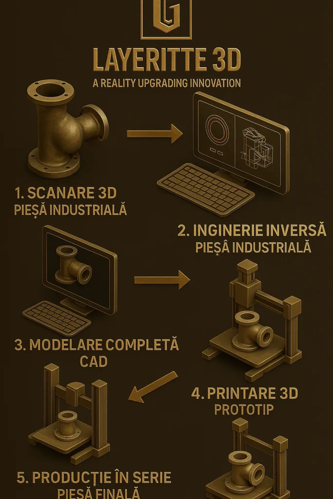 proiectare 3D piese industriale